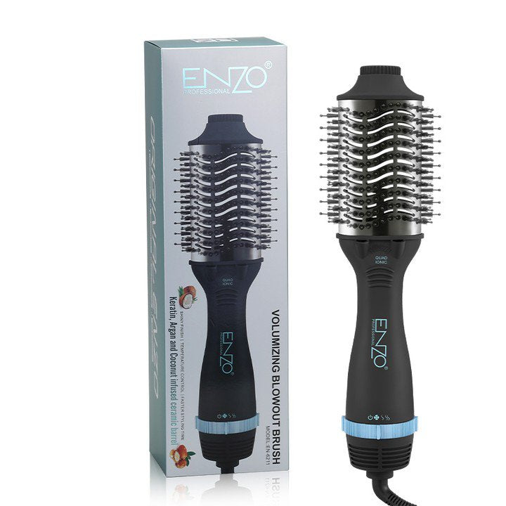 Brosse ENZO 1500w à 75MM avec technologie ionique et nano TITANIUM