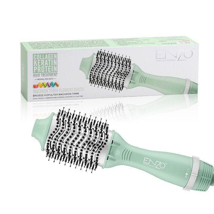 Brosse ENZO 1500w à 75MM avec technologie ionique et nano TITANIUM
