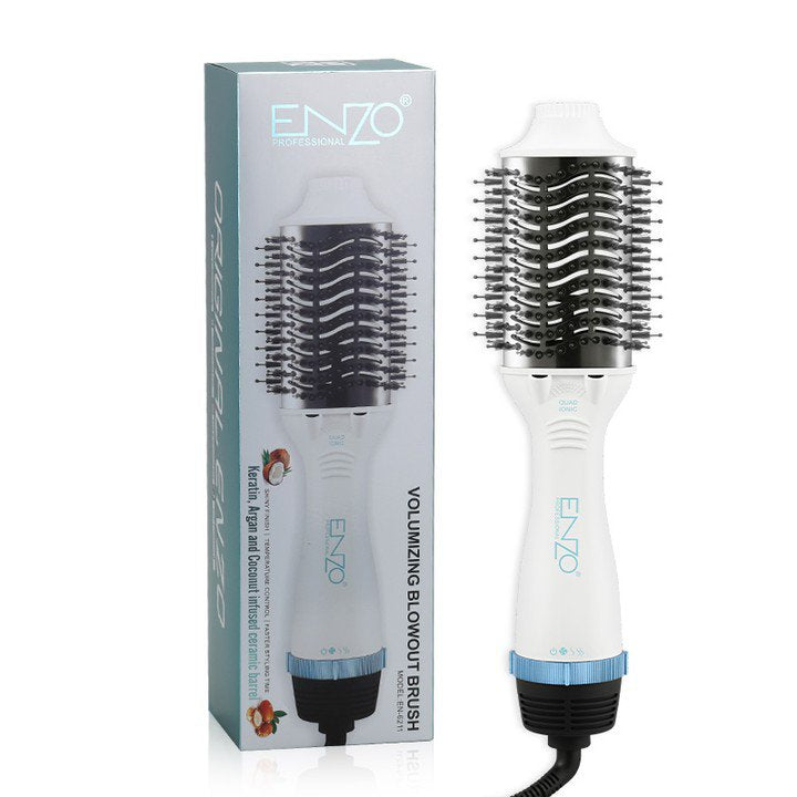 Brosse ENZO 1500w à 75MM avec technologie ionique et nano TITANIUM